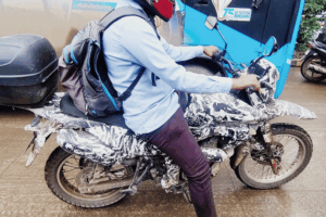 Upcoming Bajaj dual-sport motorcycle spotted testing again